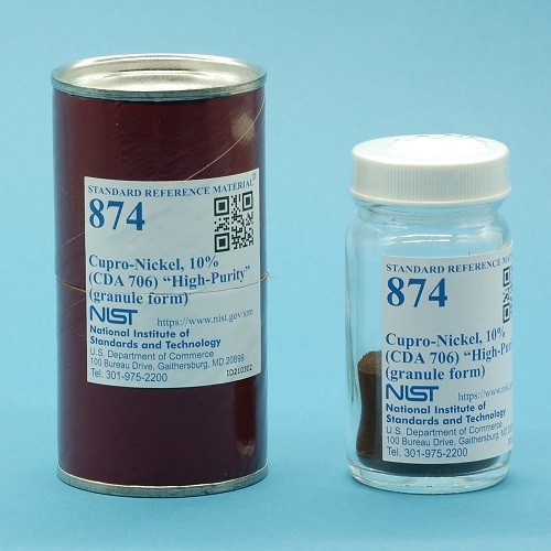 SRM 874 銅鎳，10%(CDA 706)“高純度”標(biāo)準(zhǔn)品