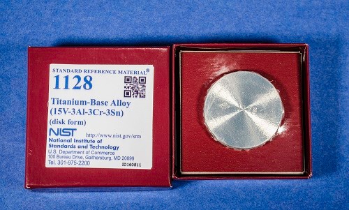 SRM 1128 鈦基合金(15V-3Al-3Cr-3Sn)標準品
