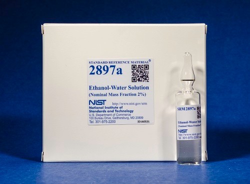 SRM 2897a  乙醇-水溶液標準品(標稱質(zhì)量分數(shù)2%)