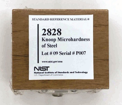 SRM 2828  鋼的Knoop顯微硬度標準品