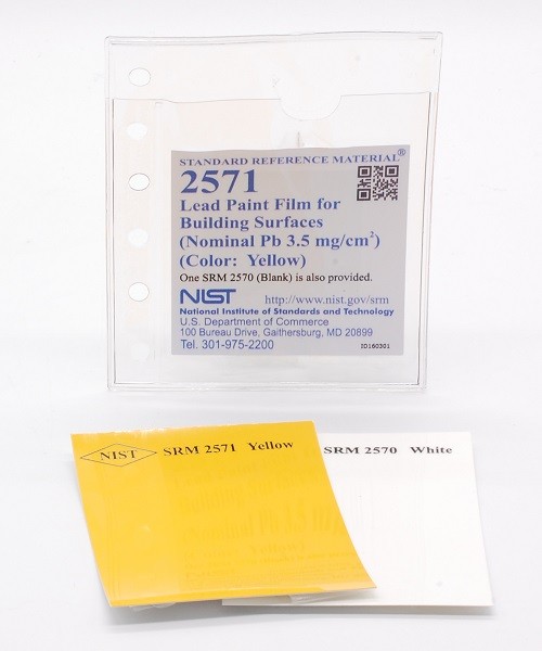 SRM 2571  建筑表面用鉛涂料膜(標稱PB3.5mg/cm)2(顏色：黃色)
