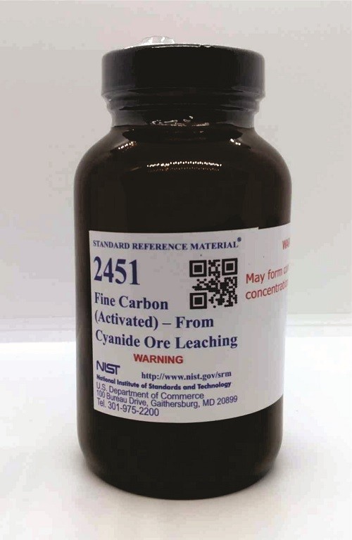 SRM 2451  氰化礦石浸出中的細碳標(biāo)準(zhǔn)品(活化)