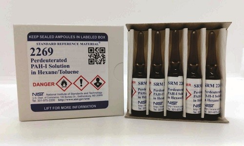SRM 2269  過(guò)氘PAH-I溶液在正己烷/甲苯中的作用標(biāo)準(zhǔn)品