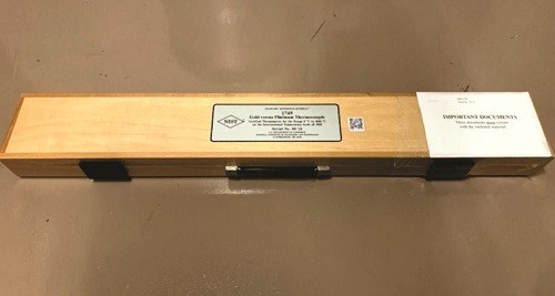 SRM 1749 金對鉑熱電偶認證溫度計標準品